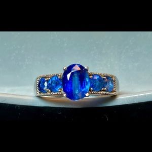 Nepalese Kyanite Sterling Silver Ring